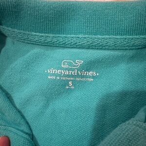 Boys 8-10 turquoise teal polo Vineyard vines shirt
